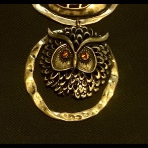 Erica Lyons Owl Statement Necklace